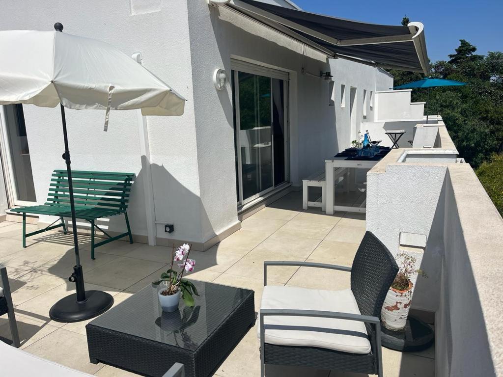 Duplex Toit Terrasse Vue Panoramique Apartment Montpellier Ngoại thất bức ảnh